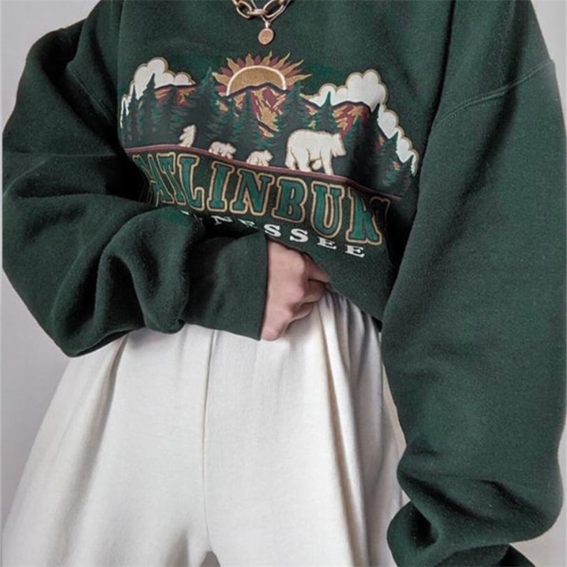 QWEEK Y2K Vintage Green Women Hoodies Oversize E Girl Aesthetic Print Sweatshirt Autumn 90s Street Pullover Long Sleeve Top 220812
QWEEK Y2K Vintage Green Women Hoodies Oversize E Girl Aesthetic Print Sweatshirt Autumn 90s Street Pullover Long Sleeve Top 220812