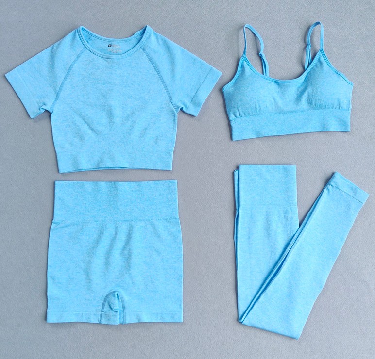 Workout Sets Simenual Sportswear Fitness Women Short Sleeve Shorts Drawstring Tracksuits Ruched Push Up Top Bra And Leggings Set Y200904, Brashirtspantswhite
Workout Sets Simenual Sportswear Fitness Women Short Sleeve Shorts Drawstring Tracksuits Ruched Push Up Top Bra And Leggings Set Y200904, Brashirtspantswhite