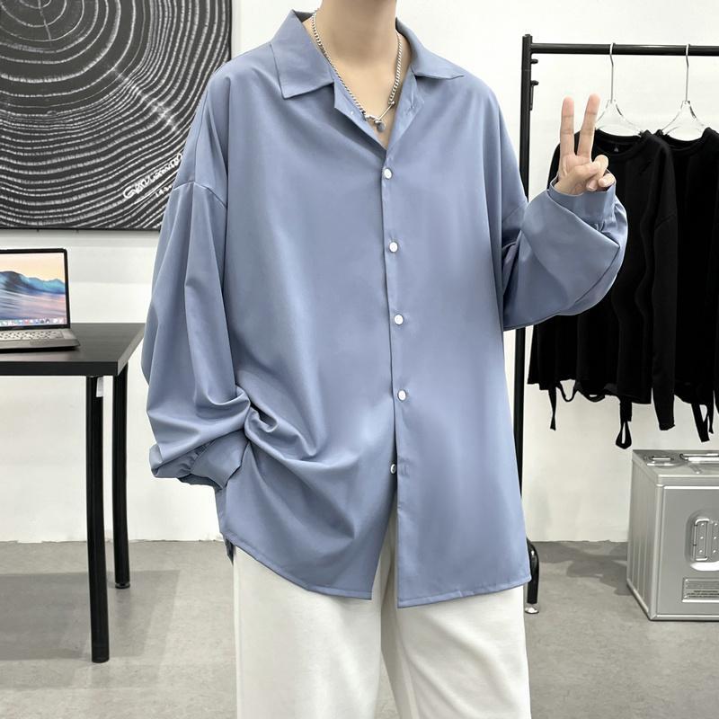 Men's Casual Shirts Autumn Multicolor Fashion Society Mens Formal Dress Korean Loose Long-sleeved Men -2XL, Black
Men's Casual Shirts Autumn Multicolor Fashion Society Mens Formal Dress Korean Loose Long-sleeved Men -2XL, Black