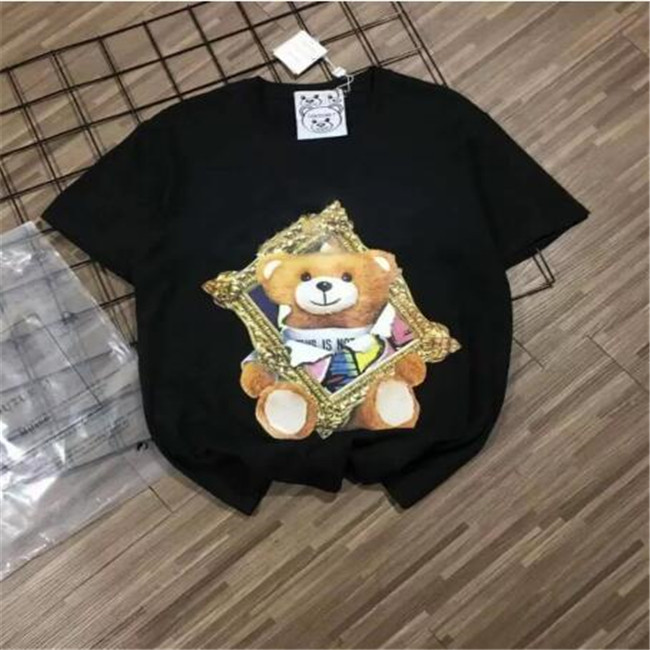 Cotton Women's Wear T-Shirt Tops Fashion Print Short Sleeve Tees Luxury Casual T Shirt Large Size Womens Clothing, Black
Cotton Women's Wear T-Shirt Tops Fashion Print Short Sleeve Tees Luxury Casual T Shirt Large Size Womens Clothing, Black