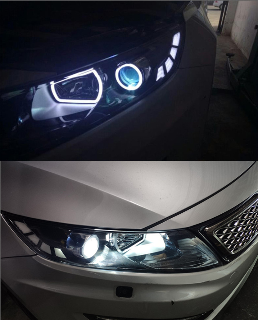Head Lamp For KIA K5 LED Headlight 2011-2014 Optima High Beam DRL LED Daytime Lights Turn Signal Headlights