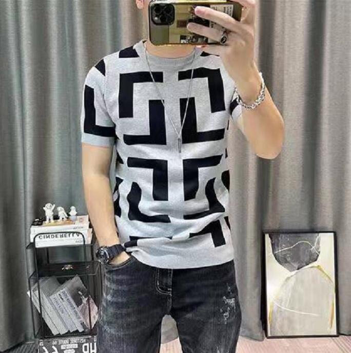 2202GG Men's T-Shirts Women's Edition Rivet Decoration High-End Brand Summer Short Sleeve Couples Jacket Casual Style Sizes S-5XL knitted short sleeves, 04
2202GG Men's T-Shirts Women's Edition Rivet Decoration High-End Brand Summer Short Sleeve Couples Jacket Casual Style Sizes S-5XL knitted short sleeves, 04