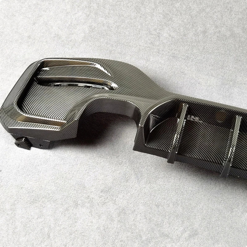 Car Styling MP Style Body Kits Rear Lip Spoiler For BMW 1 Series F20 2011-20 15 Carbon Pattern Rear Diffuser
