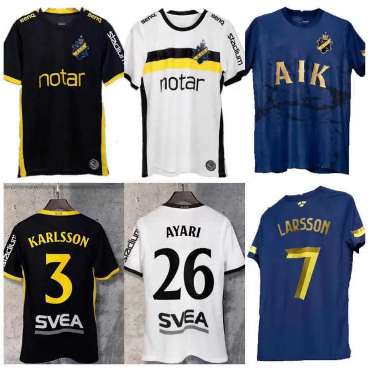 22 23 AIK soccer Men's T-Shirts jersey home and away Football Men's T-Shirts Papagiannopoulos Rogic Larsson Black golden tihi 2022 2023 130th anniversary
22 23 AIK soccer Men's T-Shirts jersey home and away Football Men's T-Shirts Papagiannopoulos Rogic Larsson Black golden tihi 2022 2023 130th anniversary