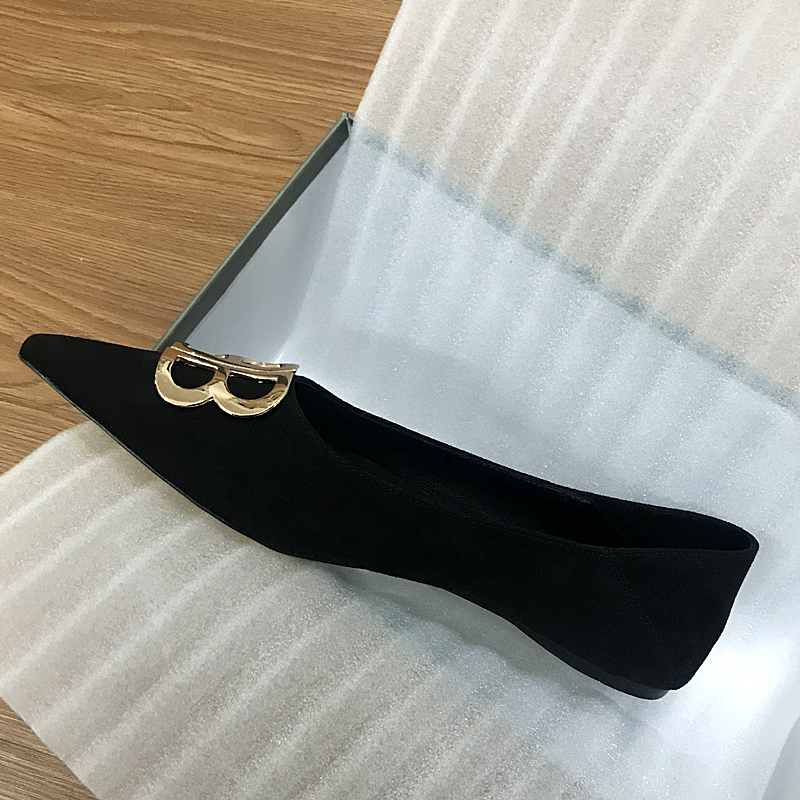 Four Seasons Designer Buckskin Velvet Metal Buckle Flats Sheepskin Luxury Women Shoes Pumps Loafers Large Size 35-42, Leather gold buckle
Four Seasons Designer Buckskin Velvet Metal Buckle Flats Sheepskin Luxury Women Shoes Pumps Loafers Large Size 35-42, Leather gold buckle
