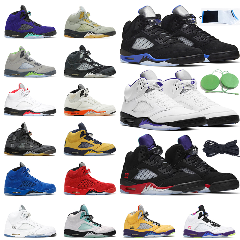 Men Basketball Shoes 5s top 3 Concord Racer Blue Jade Horizon Fire Red Sail What The White Cement Oreo Mens Trainer Sports Sneakers, # 3
Men Basketball Shoes 5s top 3 Concord Racer Blue Jade Horizon Fire Red Sail What The White Cement Oreo Mens Trainer Sports Sneakers, # 3