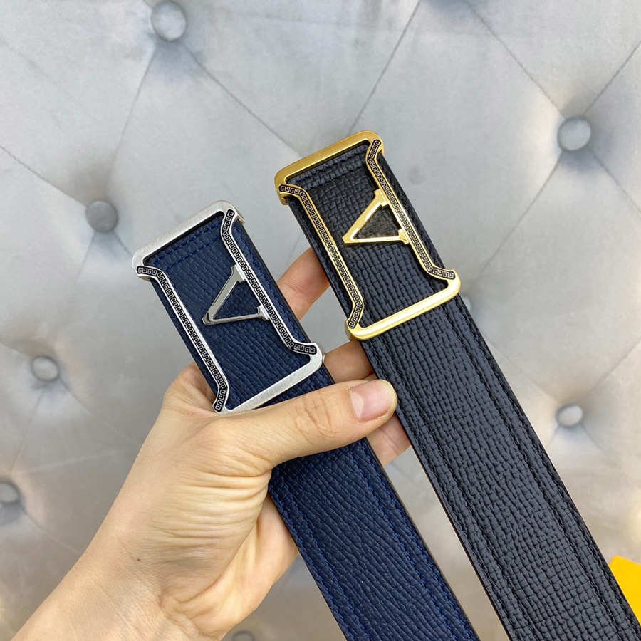 Luxury Designer Belts for Man Woman New Design Fashion Classic Genuine Leather Belt Buckle Width 3.8cm 2 Options with Box Top Quality