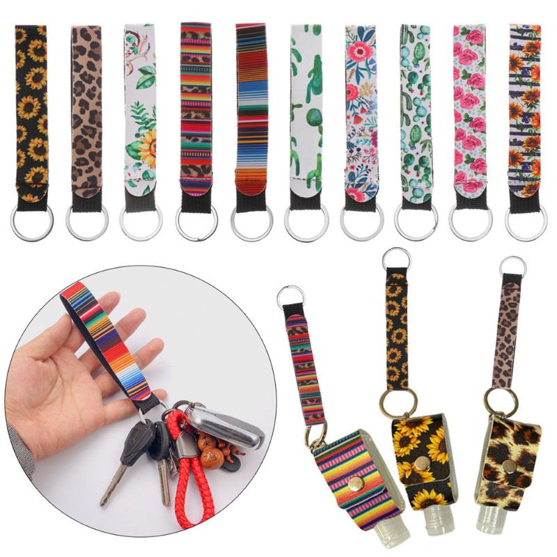 Keychains Sunflower Leopard Printed Keychain Wristlet For Key Chain Lanyard Long Hanging Strap Rings Charms DIY Jewelry Accessory
Keychains Sunflower Leopard Printed Keychain Wristlet For Key Chain Lanyard Long Hanging Strap Rings Charms DIY Jewelry Accessory