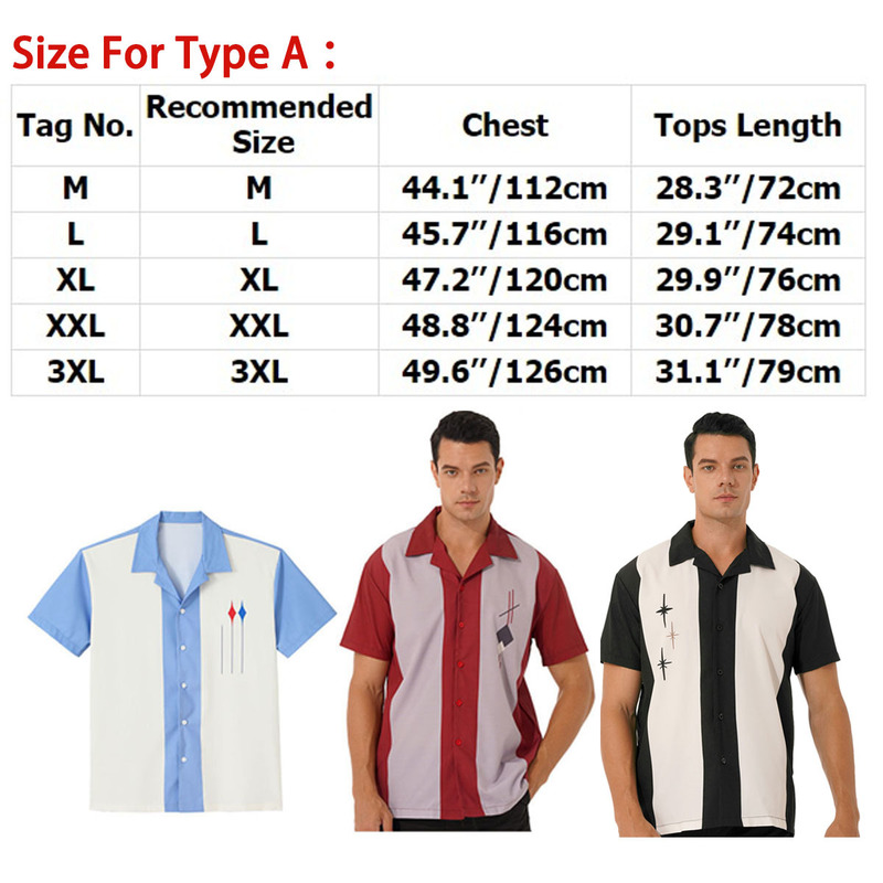 Mens Retro Short Sleeve Camp Shirt Button Down Loose Cuban Style Bowling Shirt 220627