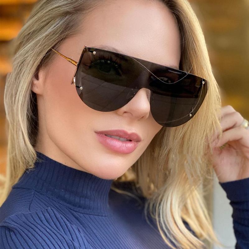 Sunglasses Fashion Rimless One Piece Women Brand Oversized Square Sun Glasses Men Goggles Female Shades Oculos FemininoSunglasses
Sunglasses Fashion Rimless One Piece Women Brand Oversized Square Sun Glasses Men Goggles Female Shades Oculos FemininoSunglasses