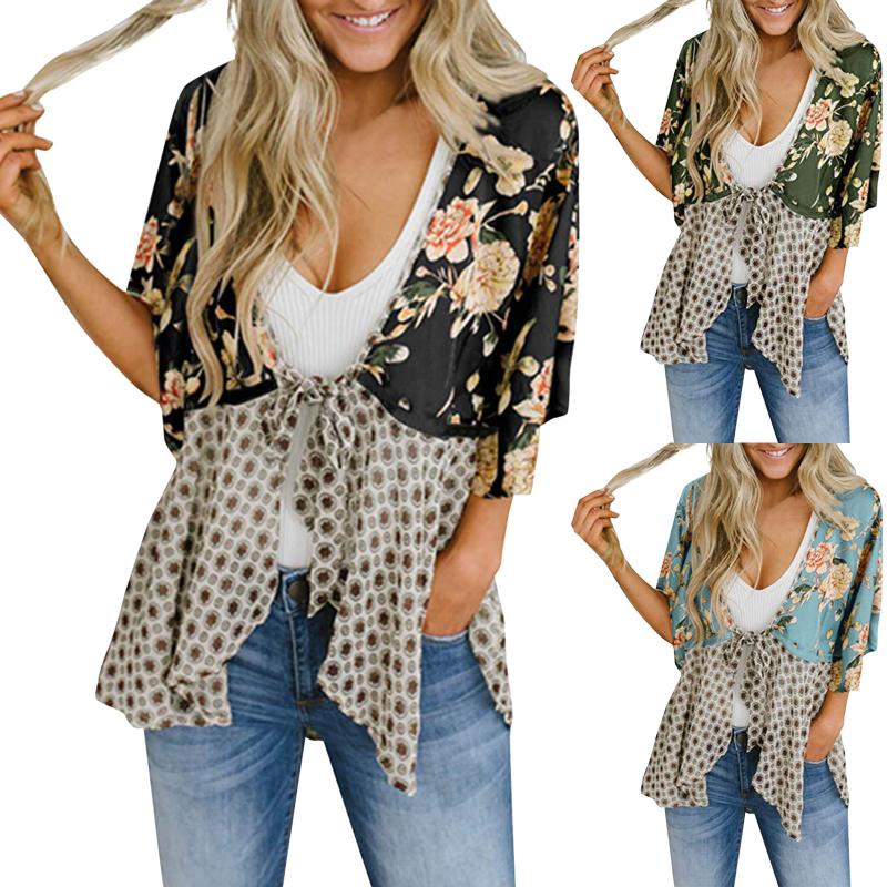 Women's Blouses & Shirts Women Floral Cardigans Ruffle Sleeve Lightweight Patchwork Flowy Boho Tie Loose Cover Ups Long Button Down ShirtWom, Green
Women's Blouses & Shirts Women Floral Cardigans Ruffle Sleeve Lightweight Patchwork Flowy Boho Tie Loose Cover Ups Long Button Down ShirtWom, Green
