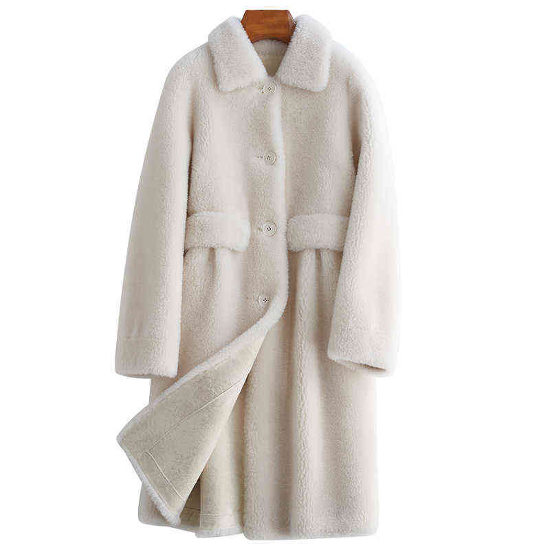 High Fashion Women Lamb Fur Coat For Winter Simple Fashion Winter and Warm Shearing Coat Brand Women Overcoats Single Breasted T220810, Beige
High Fashion Women Lamb Fur Coat For Winter Simple Fashion Winter and Warm Shearing Coat Brand Women Overcoats Single Breasted T220810, Beige