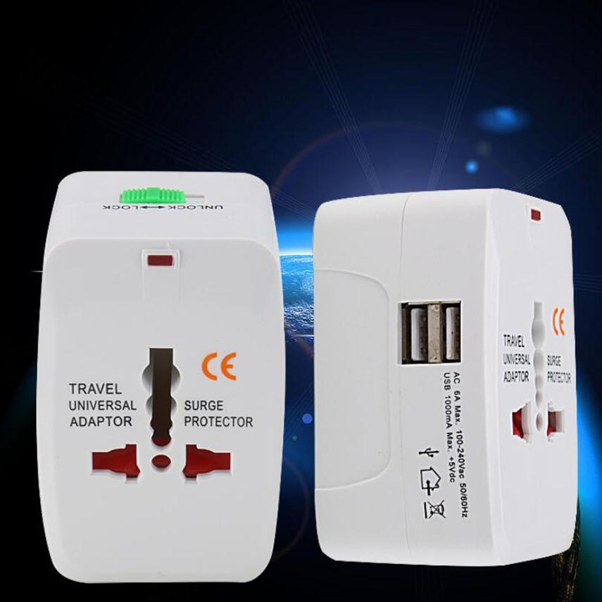 All in One Universal International Plug Adapter 2 USB Port World Travel AC Power Charger Adaptor with AU US UK EU Converter Plug G319l
All in One Universal International Plug Adapter 2 USB Port World Travel AC Power Charger Adaptor with AU US UK EU Converter Plug G319l