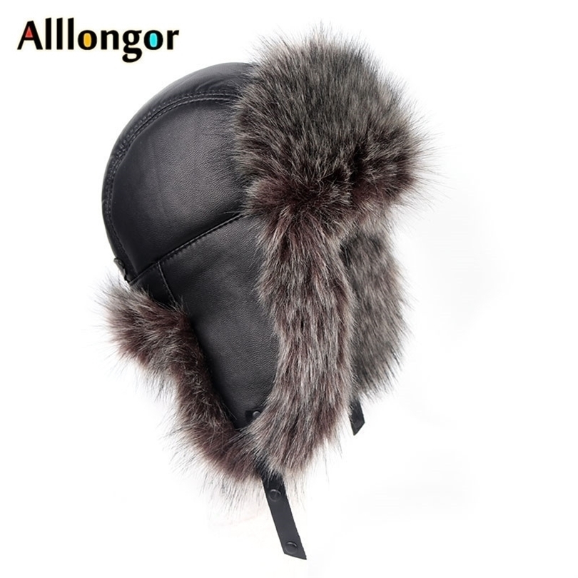 High Quality 2019 Winter Ushanka Leather Faux Fur Russian Hat Women Men Soviet Bomber hats Snow Cap gorro ruso hombre T200104, Gray fur
High Quality 2019 Winter Ushanka Leather Faux Fur Russian Hat Women Men Soviet Bomber hats Snow Cap gorro ruso hombre T200104, Gray fur