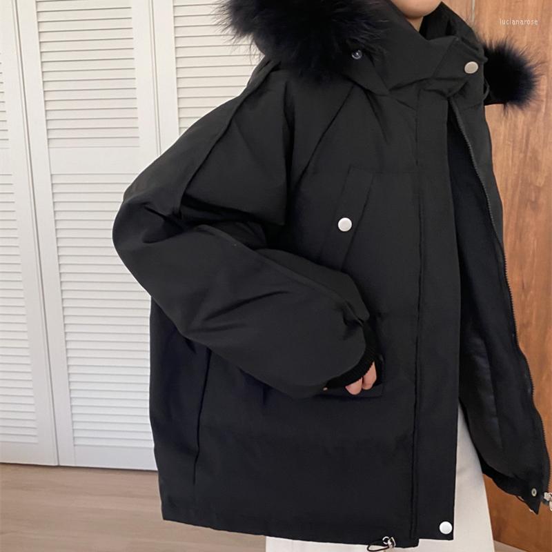Women' Down & Parkas Alien Kitty 2022 Winter Women Faux Fur Collar Jackets Fashion Solid Hooded Thicken Warm Coat Female Outwear Tops Luci2, Black
Women' Down & Parkas Alien Kitty 2022 Winter Women Faux Fur Collar Jackets Fashion Solid Hooded Thicken Warm Coat Female Outwear Tops Luci2, Black