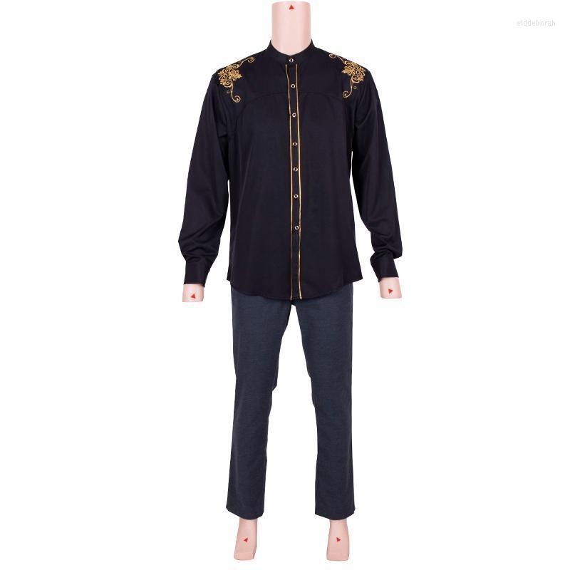 Men's Dress Shirts In Stock Men Black Shirt Casual Long Sleeve African Tops Stand Collar Plus Size Clothing XH036Men's Eldd22
Men's Dress Shirts In Stock Men Black Shirt Casual Long Sleeve African Tops Stand Collar Plus Size Clothing XH036Men's Eldd22