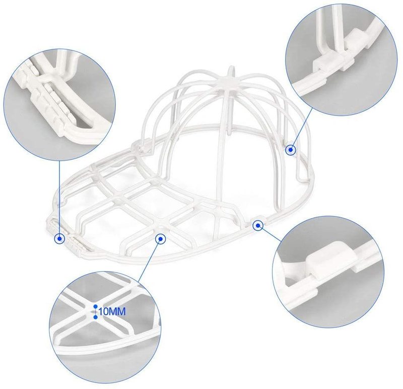 Hat Washers Baseball Cleaners Fit for Adult Kids Washer Frame Cage Storage Protector Racks Washing Machine 220809