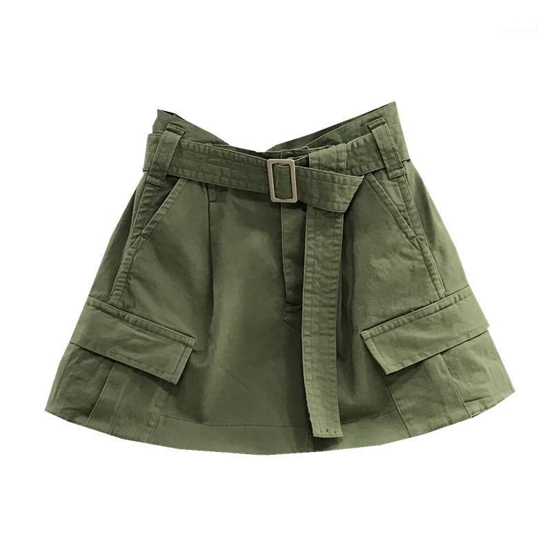 Skirts Army Green Casual Cargo Skirt 2022 Summer A-line High Waist Slimming Denim WD101
Skirts Army Green Casual Cargo Skirt 2022 Summer A-line High Waist Slimming Denim WD101