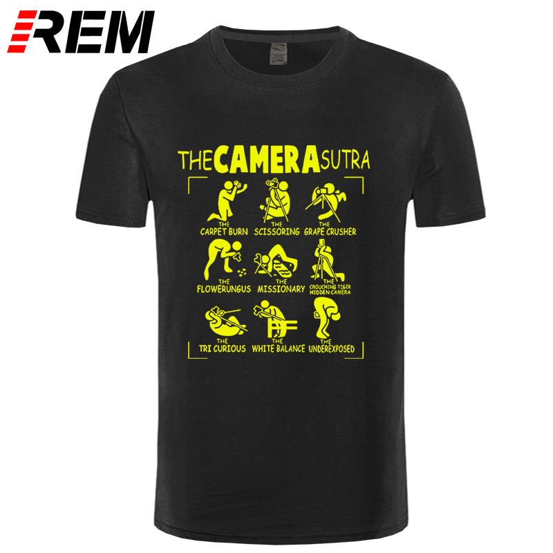 The Camera Sutra Pography Hip Hop Printed T Shirt Short Sleeve Gift T-Shirts Tshirts 220411