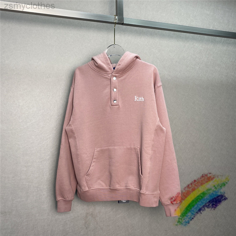 Embroidered Kith Hoodie Men Women High Quality Button Neckline KITH Hoodies Solid Sweatshirts Pullovers
Embroidered Kith Hoodie Men Women High Quality Button Neckline KITH Hoodies Solid Sweatshirts Pullovers