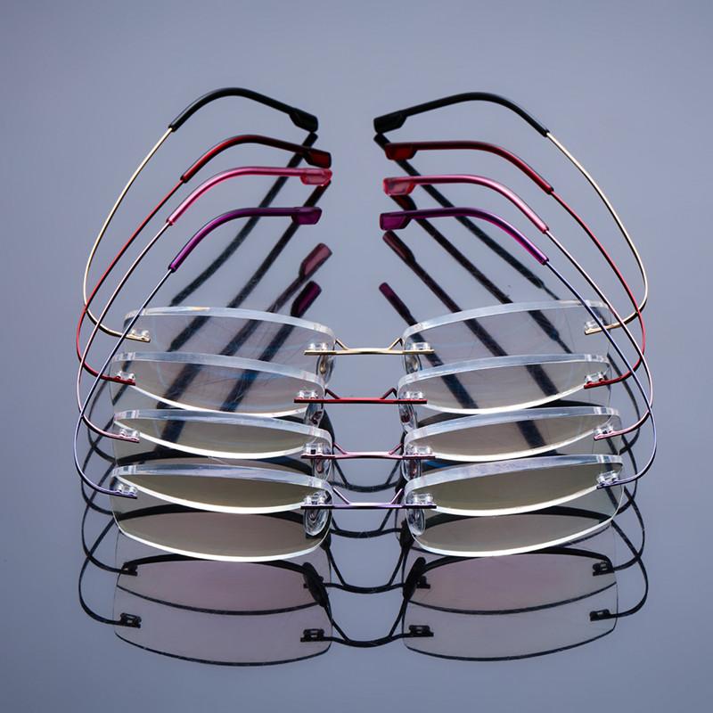 Sunglasses Retro Memory Titanium Reading Glasses Women Men Ultralight Anti-blue Light Far Sight Eyeglasses Rimless Alloy Presbyopia EyewearS
Sunglasses Retro Memory Titanium Reading Glasses Women Men Ultralight Anti-blue Light Far Sight Eyeglasses Rimless Alloy Presbyopia EyewearS