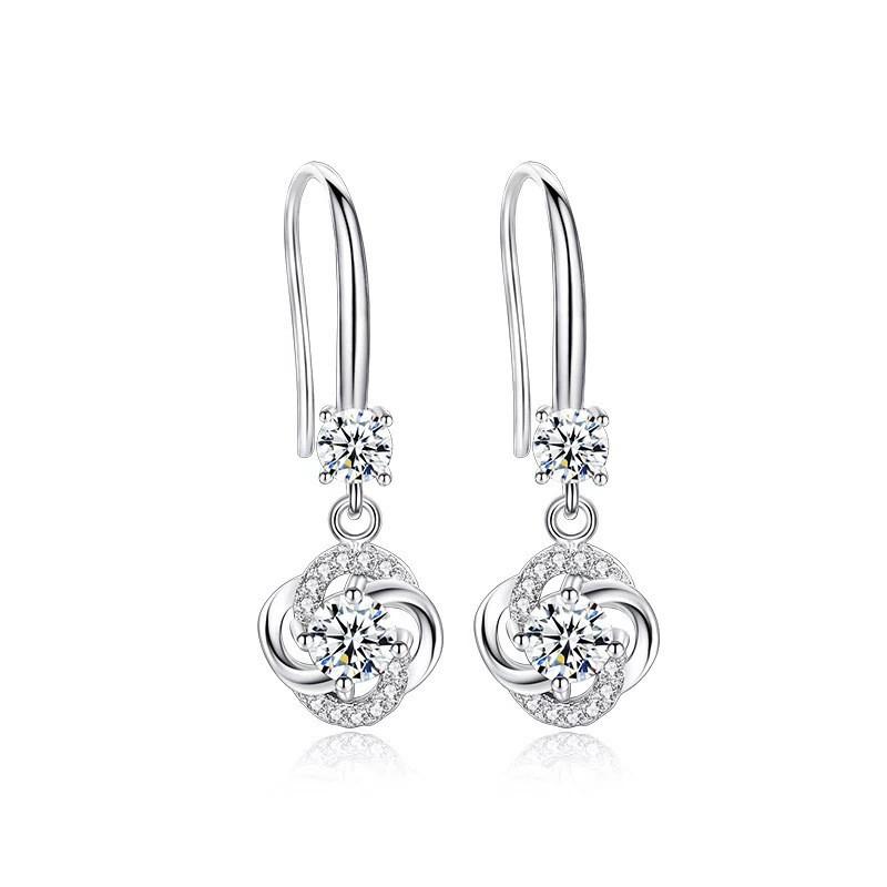 Dangle & Chandelier 2022 Female Jewelry Temperament Earrings 925 Silver Drop Zircon Medium Four-leaf Clover Ear Hooks Simple Wholesale
Dangle & Chandelier 2022 Female Jewelry Temperament Earrings 925 Silver Drop Zircon Medium Four-leaf Clover Ear Hooks Simple Wholesale