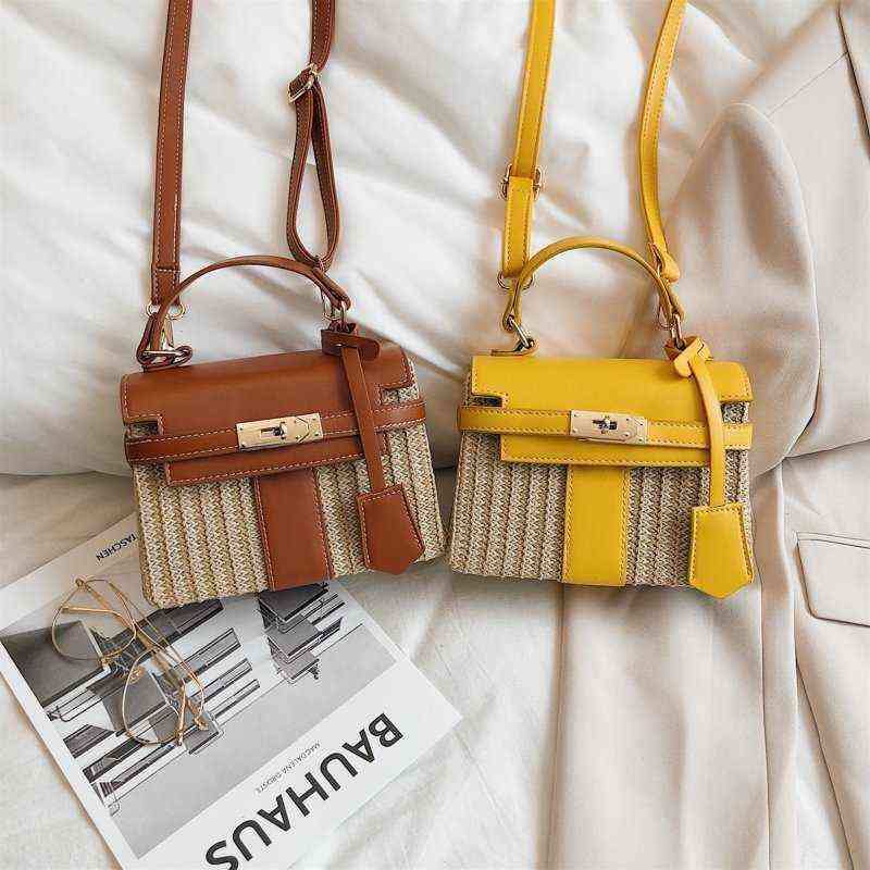 New Women's Rattan Bag Handbag Slung Beach Bag Women's Single Shoulder Straddle Fashion Women's Straw Bag Trend 220614, Black
New Women's Rattan Bag Handbag Slung Beach Bag Women's Single Shoulder Straddle Fashion Women's Straw Bag Trend 220614, Black