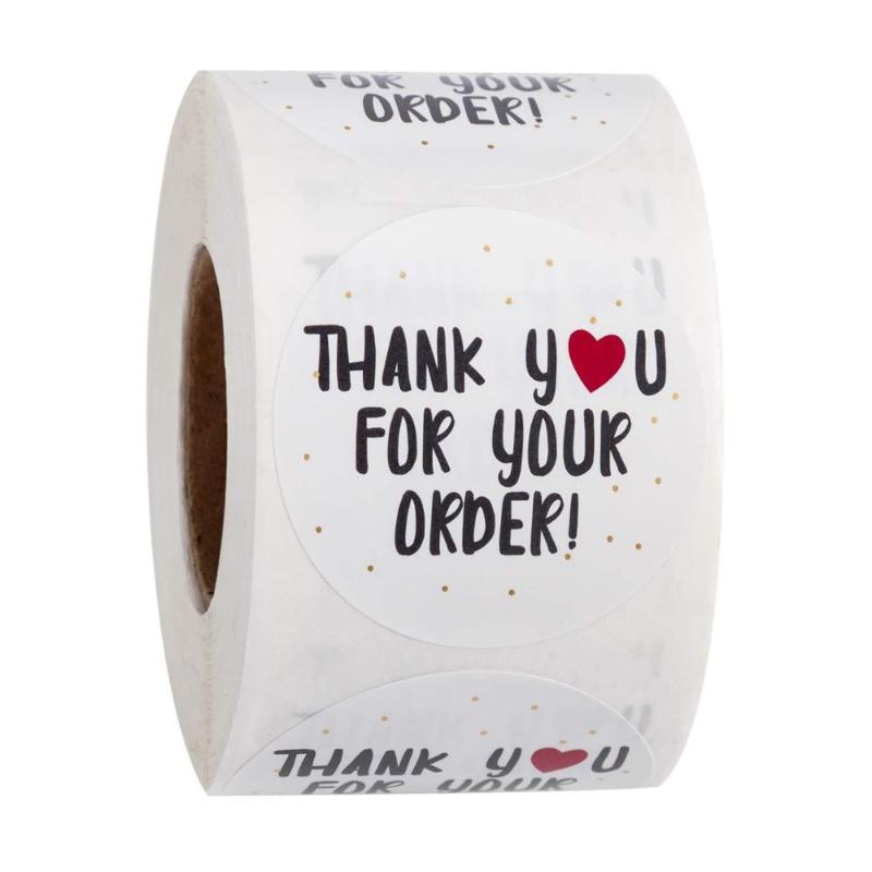 Gift Wrap Round Thank You For Your Order Sticker Heart Thanks Shopping Small Shop Local Handmade White Labels
Gift Wrap Round Thank You For Your Order Sticker Heart Thanks Shopping Small Shop Local Handmade White Labels