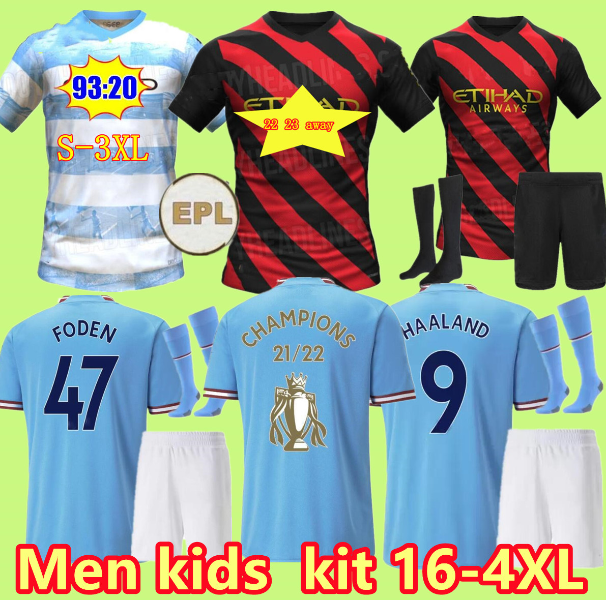 FANS PLAYER ManCNEstER HAALAND SOCCER JERSEYS DE BRUYNE FODEN 22 23 GREALISH City MANS CITIES MAHREZ FERRAN 2022 2023 football shirts uniform Men Kids 16-4XL, 21/22 away
FANS PLAYER ManCNEstER HAALAND SOCCER JERSEYS DE BRUYNE FODEN 22 23 GREALISH City MANS CITIES MAHREZ FERRAN 2022 2023 football shirts uniform Men Kids 16-4XL, 21/22 away