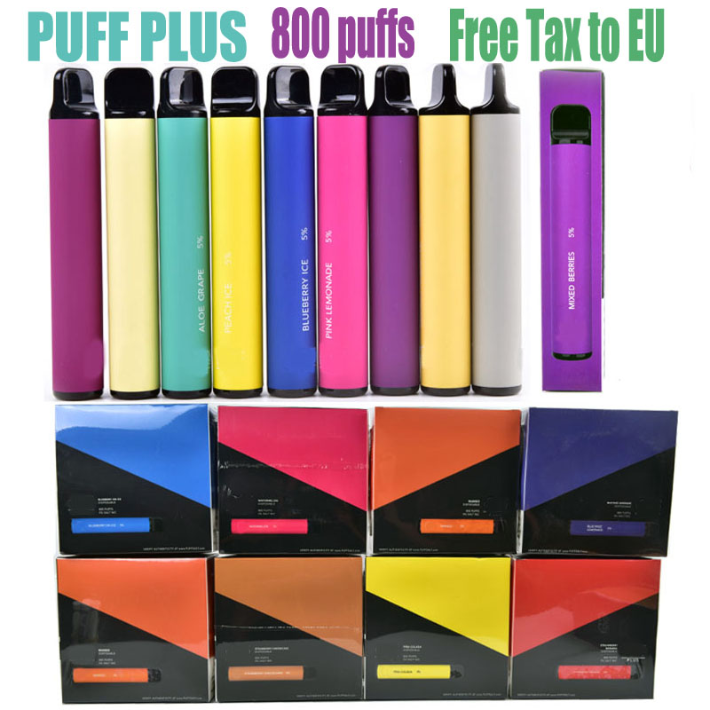 Puff Plus 800 Puffs Disposable Vape E Cigarette Vapor Device 550 mAh Battery Kit Prefilled Cartidge eCigs
Puff Plus 800 Puffs Disposable Vape E Cigarette Vapor Device 550 mAh Battery Kit Prefilled Cartidge eCigs