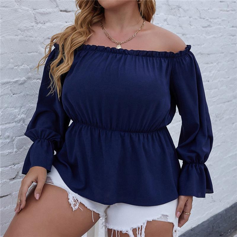 Women's Plus Size T-Shirt 2022 Spring Women Off Shoulder Sexy Tops Flare Long Sleeve Casual Patchwork T Shirt Female Solid Pullovers Clothes, Sh6143
Women's Plus Size T-Shirt 2022 Spring Women Off Shoulder Sexy Tops Flare Long Sleeve Casual Patchwork T Shirt Female Solid Pullovers Clothes, Sh6143