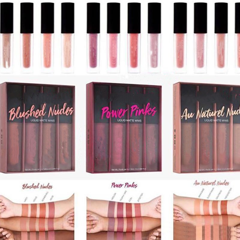 Hot Liquid Matte Minis Lip Gloss 4 Color Beauty Brand Lipsticks 9 Kinds Edition Can Choose Epacket Ship