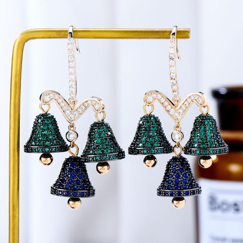 Dangle & Chandelier GODKI XMAS Christmas Bell Drop Earrings For Women Wedding Cubic Zirconia Dubai Bridal Costume Jewelry 2022 Summer Party
Dangle & Chandelier GODKI XMAS Christmas Bell Drop Earrings For Women Wedding Cubic Zirconia Dubai Bridal Costume Jewelry 2022 Summer Party