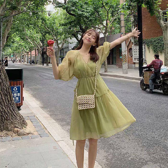 Party Dresses Luck A Summer Casual Women Dress Loose V-Neck Short Sleeve Ladies Elegant Vestidos Mini DressParty, White 
Party Dresses Luck A Summer Casual Women Dress Loose V-Neck Short Sleeve Ladies Elegant Vestidos Mini DressParty, White