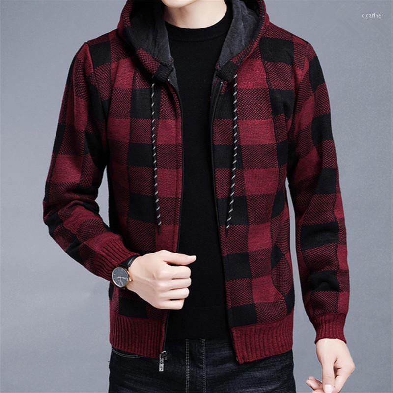 Men's Sweaters Autumn Winter Men's Sweater Coat Thick Warm Hooded Plaid Wool Cardigan Jumpers Zipper Fleece For MenMen's Olga22, Blue
Men's Sweaters Autumn Winter Men's Sweater Coat Thick Warm Hooded Plaid Wool Cardigan Jumpers Zipper Fleece For MenMen's Olga22, Blue