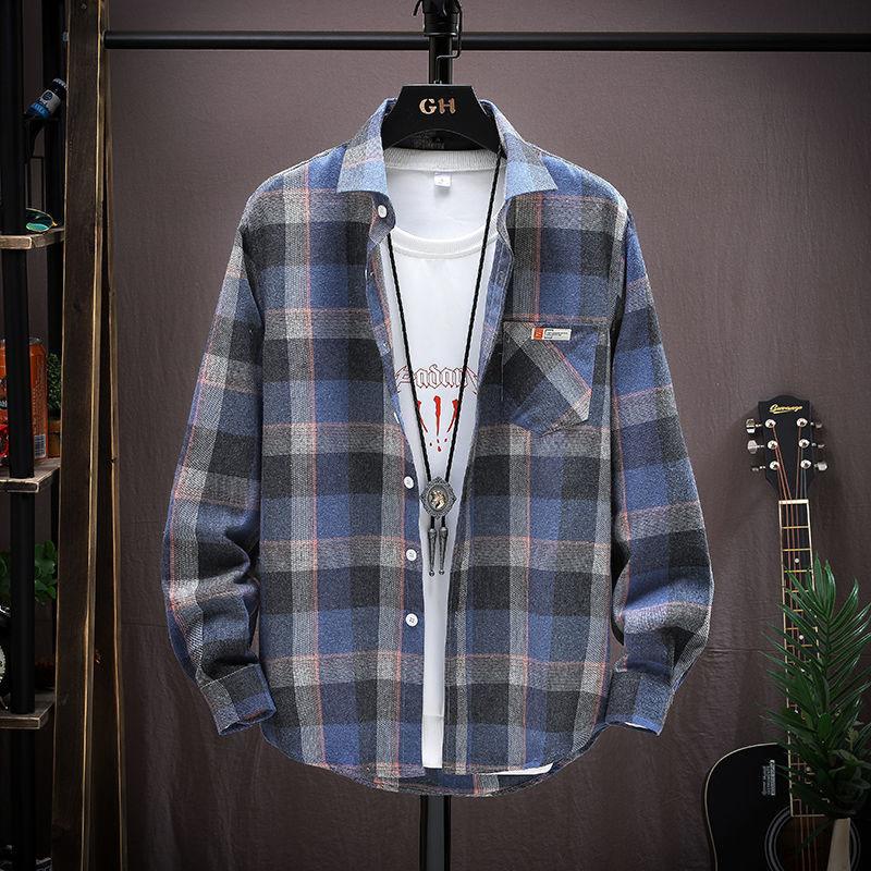 Men's Casual Shirts Spring And Autumn Plaid Shirt Men's Retro Long Sleeve Harajuku Male Korean Style Oversized Loose Trend CoatMen's, F21 yellow
Men's Casual Shirts Spring And Autumn Plaid Shirt Men's Retro Long Sleeve Harajuku Male Korean Style Oversized Loose Trend CoatMen's, F21 yellow