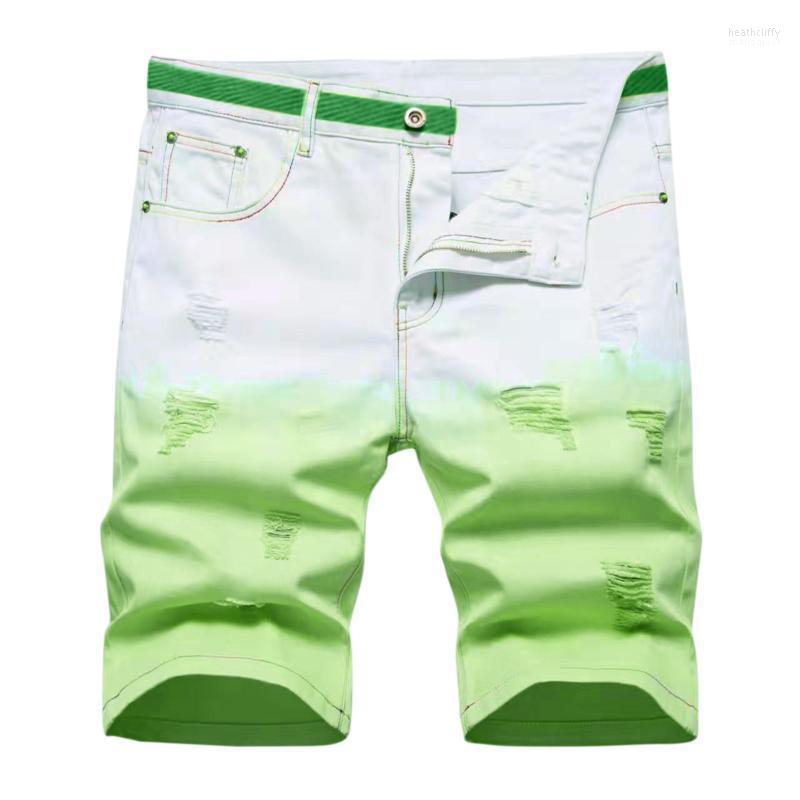 Men's Jeans Male Casual Mid Waist Hole Shorts Gradient Print Zipper Pocket Short Pant TrousersMen's Men'sMen's Heat22, Green
Men's Jeans Male Casual Mid Waist Hole Shorts Gradient Print Zipper Pocket Short Pant TrousersMen's Men'sMen's Heat22, Green