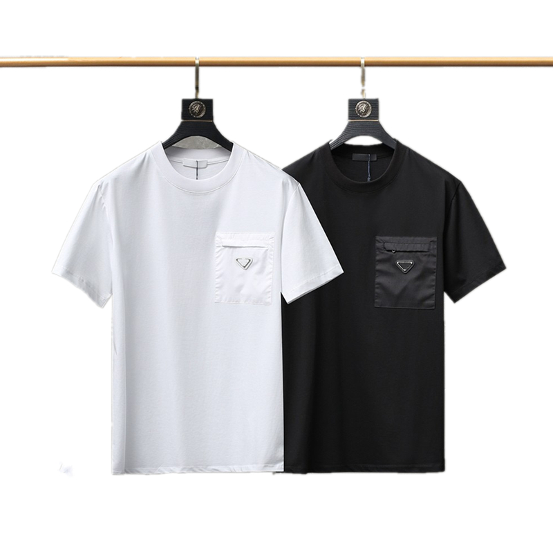 22SS Designer Men T Shirts Short Sleeve Cotton Triangle Logo Pocket Letter Print Crew Neck Loose Classic Unisex Solid Tees
22SS Designer Men T Shirts Short Sleeve Cotton Triangle Logo Pocket Letter Print Crew Neck Loose Classic Unisex Solid Tees