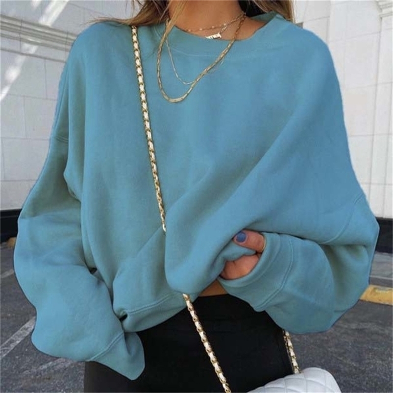 Sweatshirt Women Long Sleeve Sweatshirts Streetwear Fashion Autumn Winter Letter Print Pullover Tops L22081