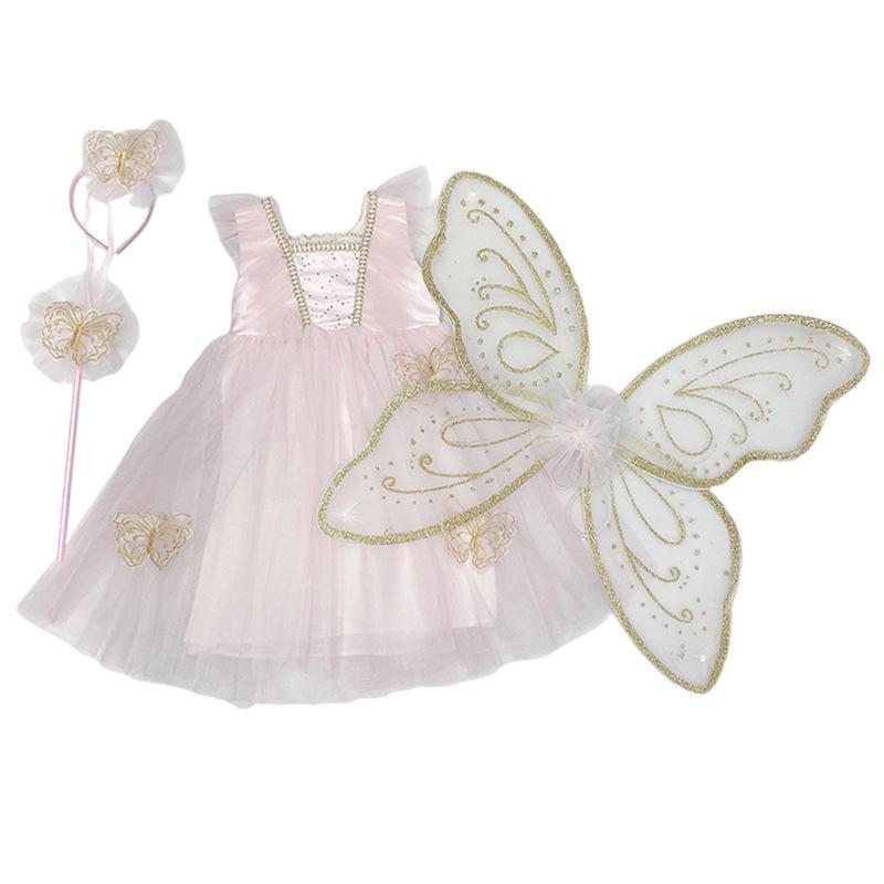 Girl's Dresses Summer Girls Dress Butterfly Wings Lace Princess Fashionable Birthday Party Children Kids Vacation ClothingGirl's, Sky blue
Girl's Dresses Summer Girls Dress Butterfly Wings Lace Princess Fashionable Birthday Party Children Kids Vacation ClothingGirl's, Sky blue