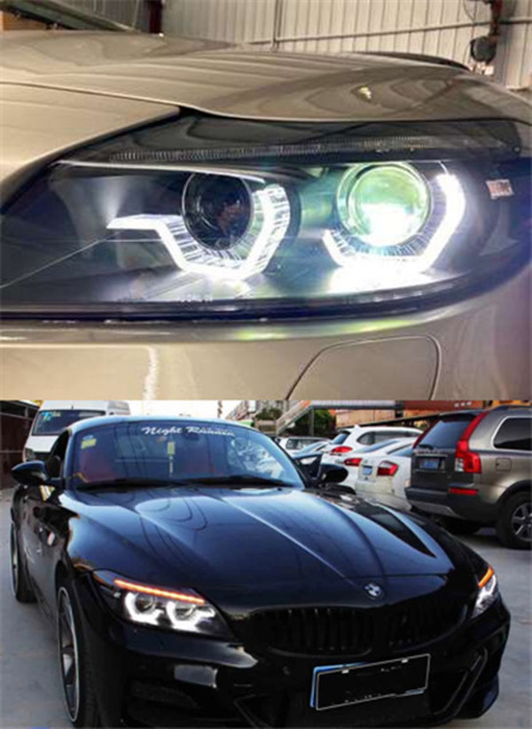 Auto Head Light For Z4 E89 LED Headlight 2009-16 DRL Turn Signal High Beam Angel Eye Front Lights Car Styling