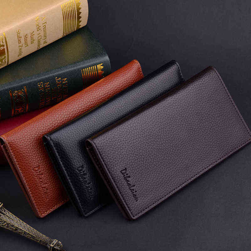 Classic Business Men Long Bifold Pu Leather 3 Color Solid Wallet Casual Card Clutch Purse Pockets, Light coffee
Classic Business Men Long Bifold Pu Leather 3 Color Solid Wallet Casual Card Clutch Purse Pockets, Light coffee