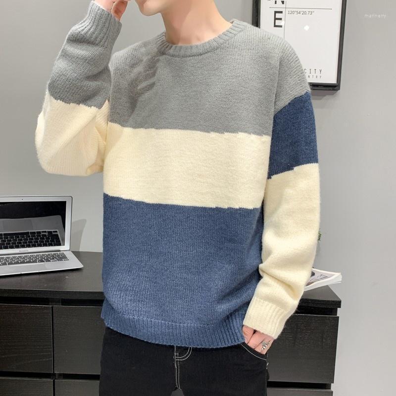 Men's Sweaters Harajuku Men's Knitted Sweater Winter Fashion Cotton Striped Pullove Male Loose Tops Pullover Jersey De HombreMen's Mari2, Blue
Men's Sweaters Harajuku Men's Knitted Sweater Winter Fashion Cotton Striped Pullove Male Loose Tops Pullover Jersey De HombreMen's Mari2, Blue