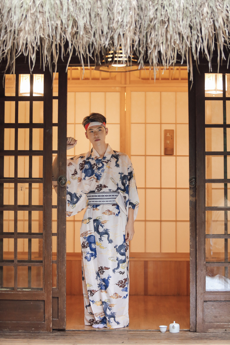 Autumn Winter Ethnic Clothing Japanese Standard Kimono Male Traditional Samurai Gentleman's Suit Longyun Formal Suit Anti Wrinkle Clothes