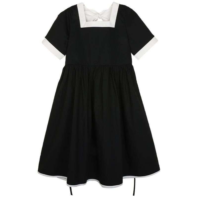 Girl's Dresses Girls Backless Dress Summer 2022 Children Short Sleeve Princess Kids Elegant Cotton Clothing #6980Girl's, White 
Girl's Dresses Girls Backless Dress Summer 2022 Children Short Sleeve Princess Kids Elegant Cotton Clothing #6980Girl's, White