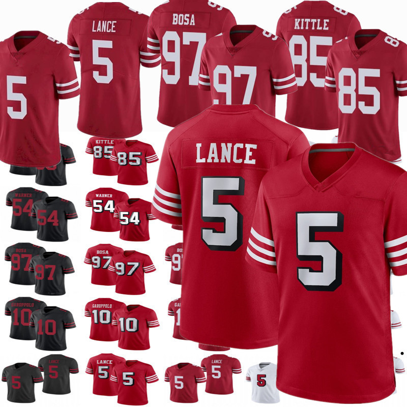 5 Trey Lance San Francisco''49ers''Jersey 7 Nick Bosa 10 Jimmy Garoppolo 85 George Kittle 19 Deebo Samuel 54 Fred Warner 80 Jerry Rice Football Jerseys, Color
5 Trey Lance San Francisco''49ers''Jersey 7 Nick Bosa 10 Jimmy Garoppolo 85 George Kittle 19 Deebo Samuel 54 Fred Warner 80 Jerry Rice Football Jerseys, Color