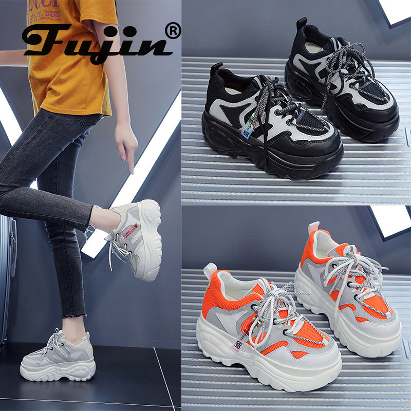 2022 Chunky Sneakers Women Summer Autumn Platform Shoes Walking Thick Sole Platform Flats High Quality Durable Breathable, Black
2022 Chunky Sneakers Women Summer Autumn Platform Shoes Walking Thick Sole Platform Flats High Quality Durable Breathable, Black