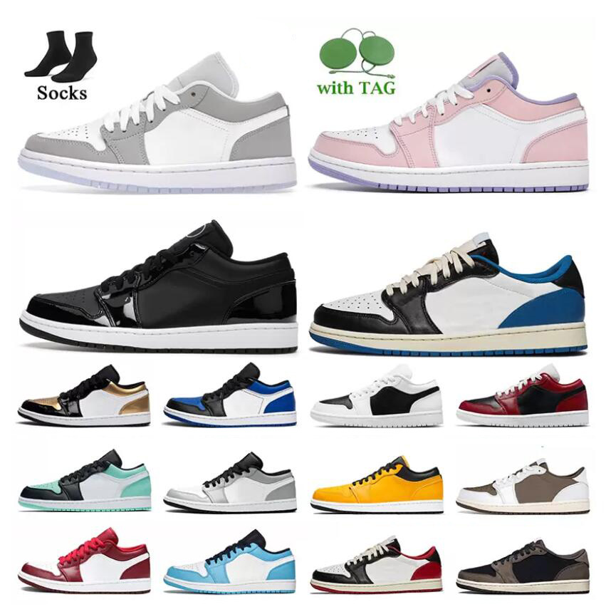 Top Fashion Jumpman 1 Low Basketball Shoes 1s Wolf Grey Carbon Fiber All-Star Arctic Punch Black Toe Fragment Reverse Mocha UNC Grey Camo Mens Trainers Women Sneakers, B37 low se silver toe 36-45
Top Fashion Jumpman 1 Low Basketball Shoes 1s Wolf Grey Carbon Fiber All-Star Arctic Punch Black Toe Fragment Reverse Mocha UNC Grey Camo Mens Trainers Women Sneakers, B37 low se silver toe 36-45