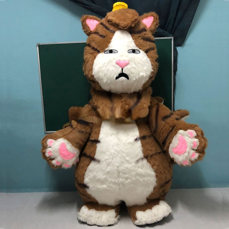 Mascot doll costume Cat Inflatable Cartoon Doll Costume People Wear Walking Interactive Long-haired Show Animal Large-scale Event Costume
Mascot doll costume Cat Inflatable Cartoon Doll Costume People Wear Walking Interactive Long-haired Show Animal Large-scale Event Costume
