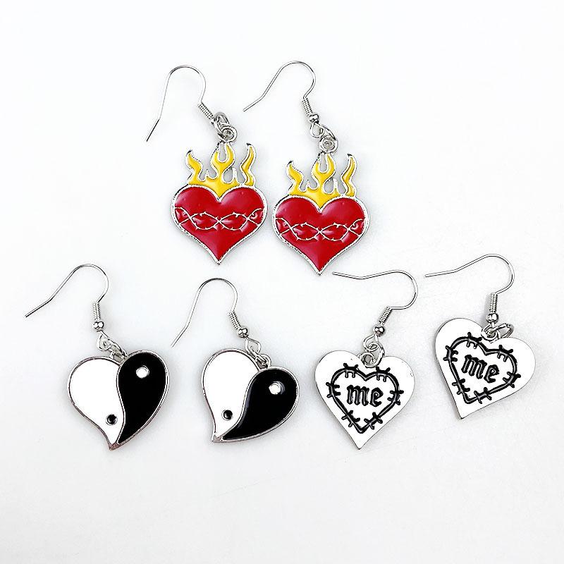 Dangle & Chandelier Y2K Jewelry Metal Heart Purple Letter Flame Earrings For Women Fashion Retro Punk Goth Tai Chi Charm 90s Aesthetic
Dangle & Chandelier Y2K Jewelry Metal Heart Purple Letter Flame Earrings For Women Fashion Retro Punk Goth Tai Chi Charm 90s Aesthetic